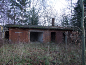 Weida Schuppen gegenüber dem ehemaligen Bahnhofsgebäude