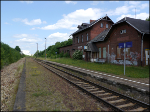 Bahnhof Krölpa Ranis Gleise