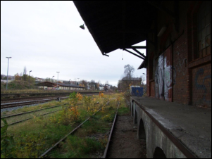 Bahnhof Neustadt Orla Güterschuppen