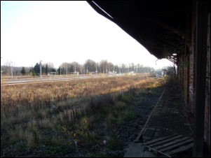 Bahnhof Weida Güterschuppen Bahngelände