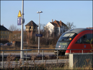 Bahnhof Weida Wasserturm