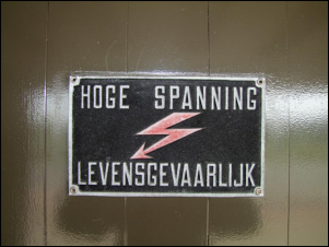 Niederländisch Holländisch hoge spanning levensgevaarlijk Vorsicht Hochspannung Dutch Nederland